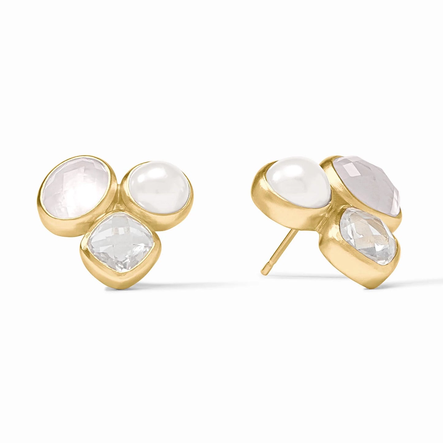 Kaleidoscope Statement Clear Stud