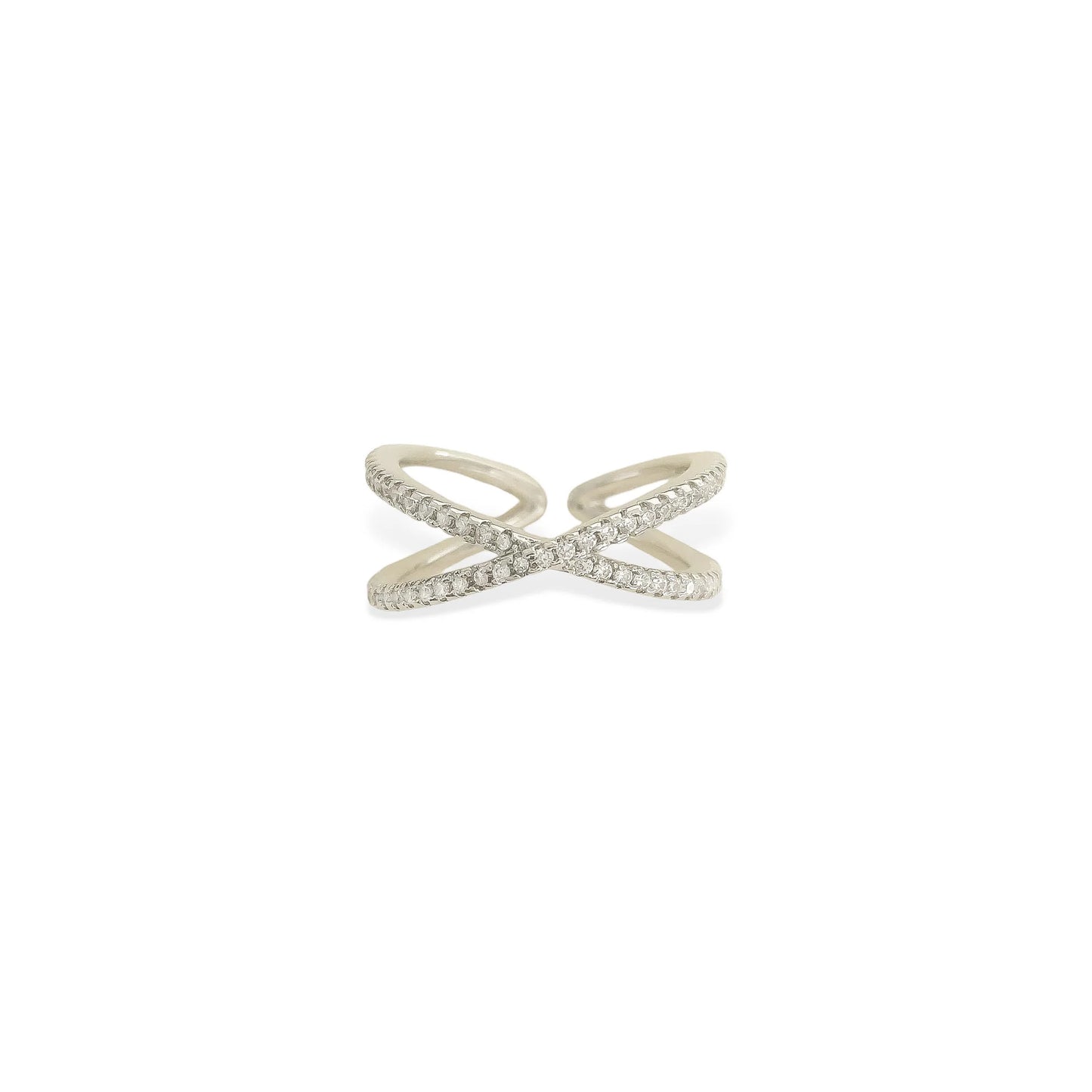 CZ Cross Ring