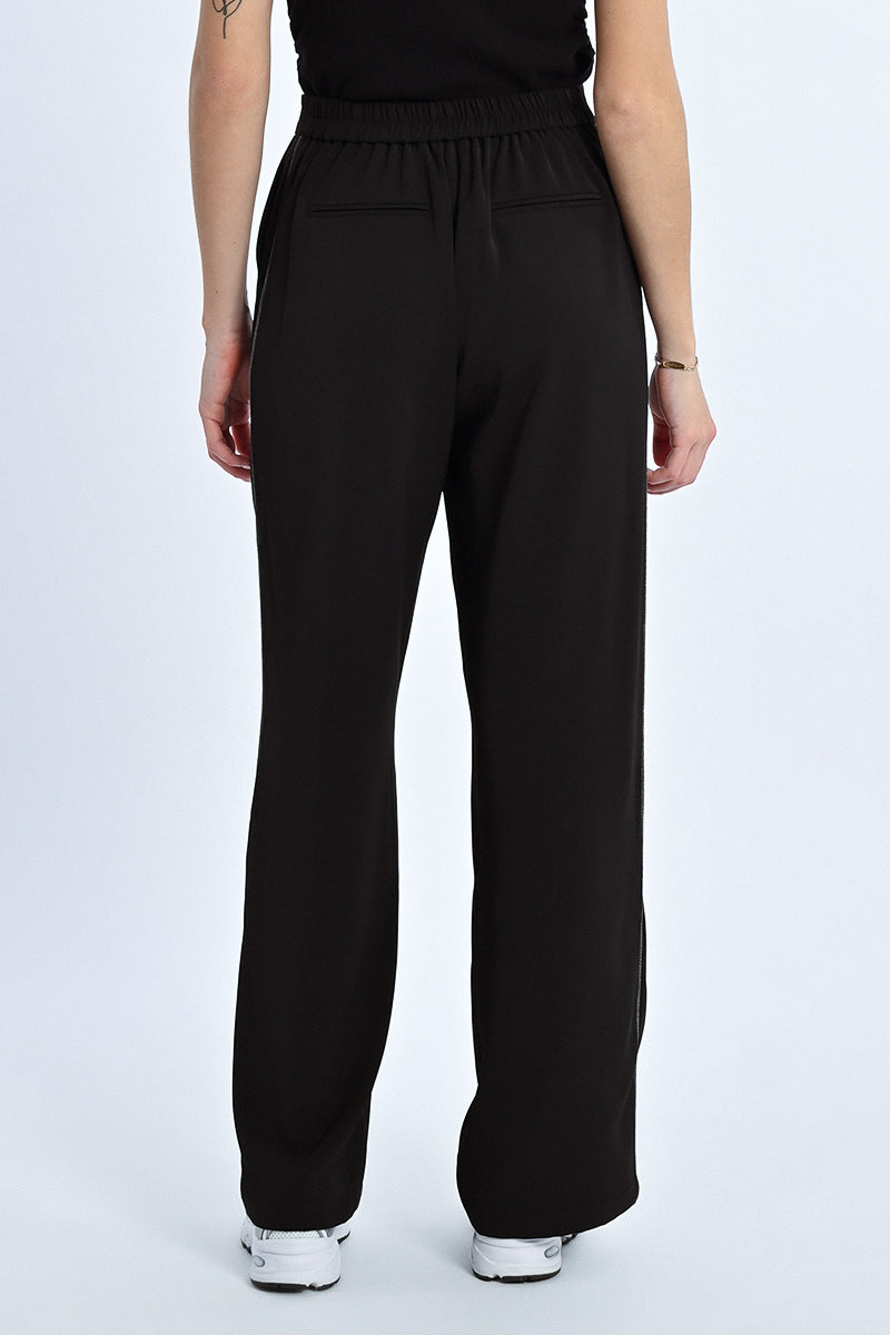 MB Black Side Stitch Pants