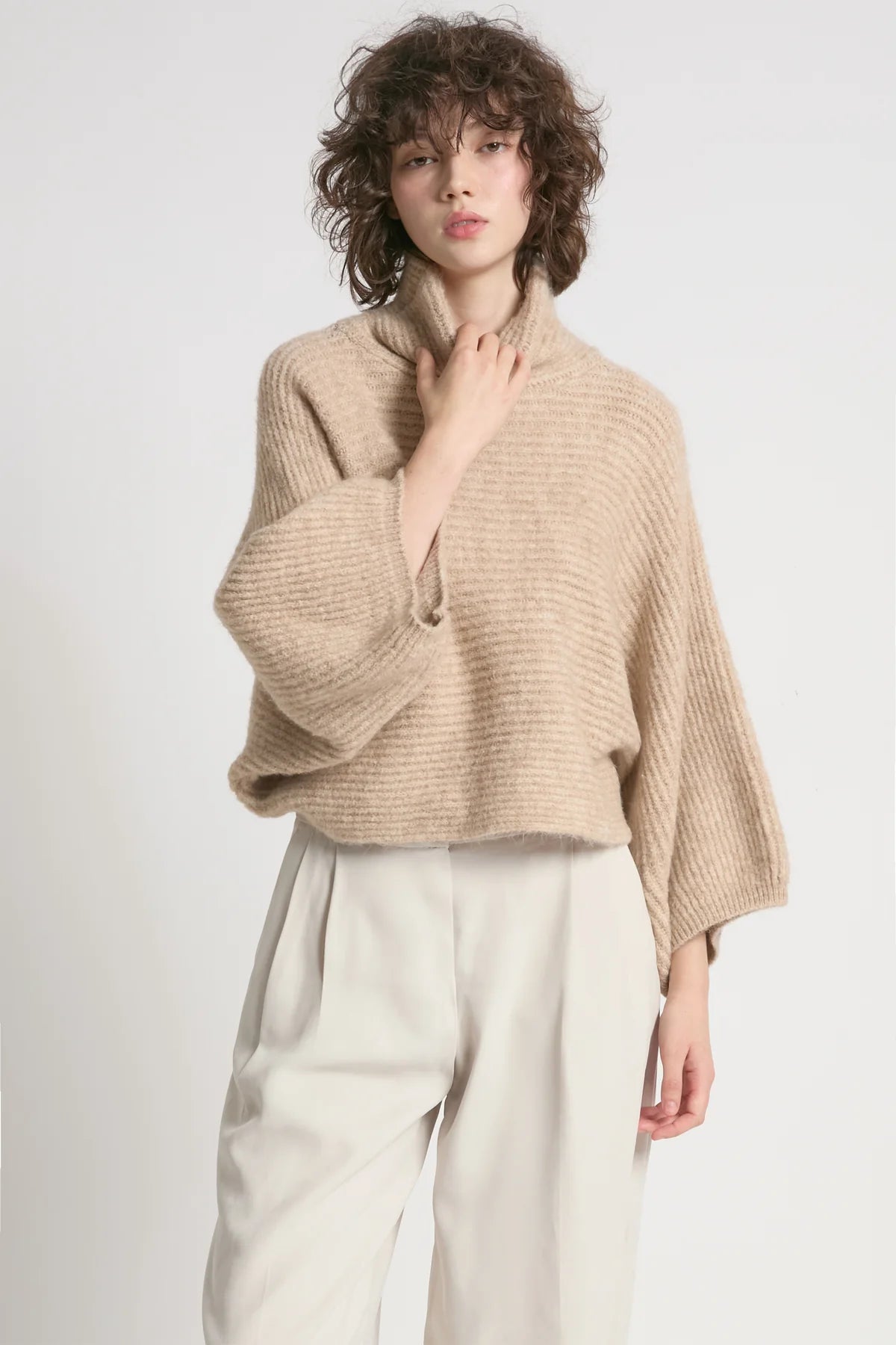 Sand Crop Cocoon Sweater