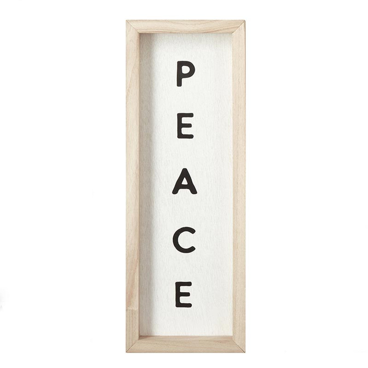 Peace Wood Sign