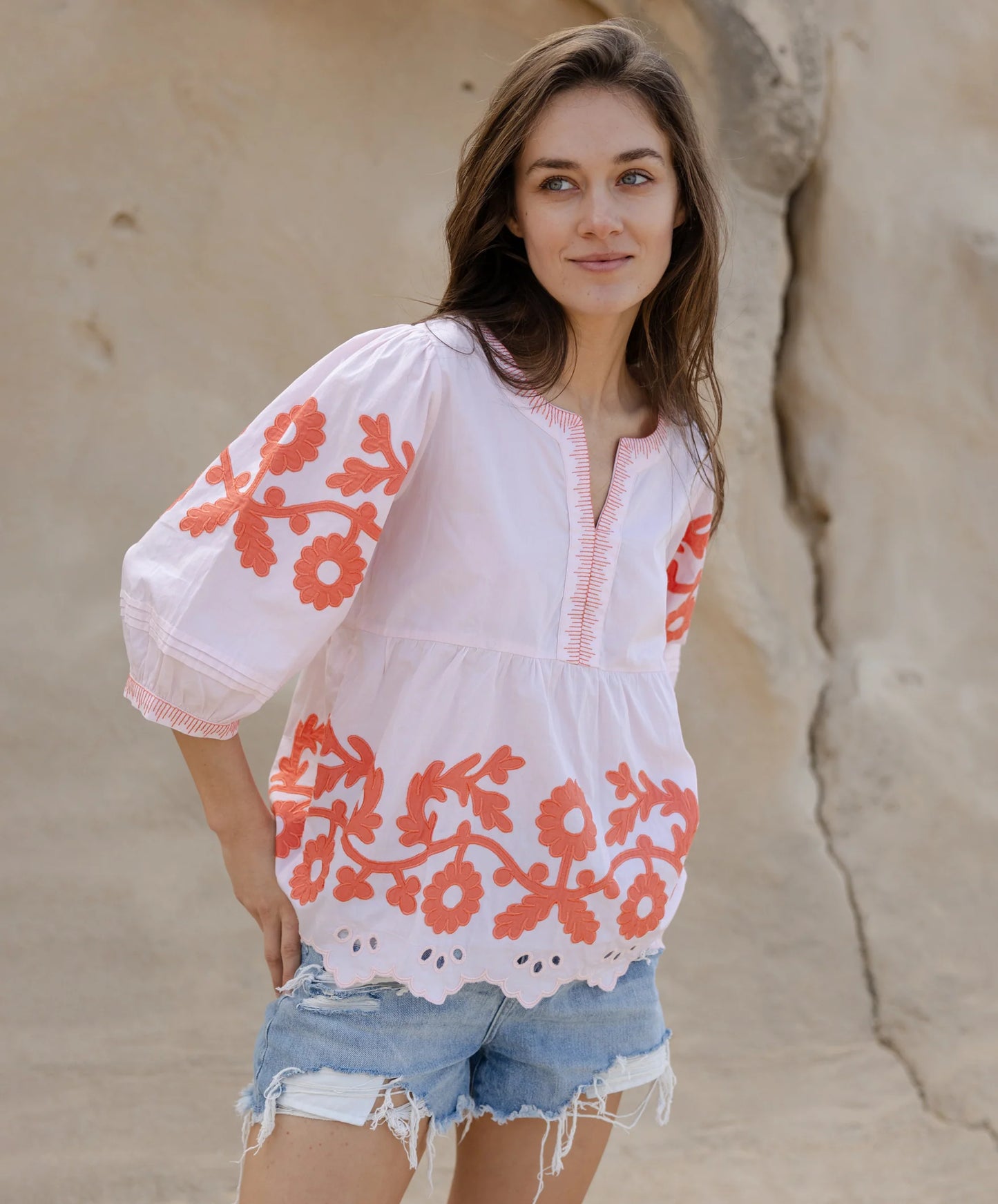 Daisy Applique Top