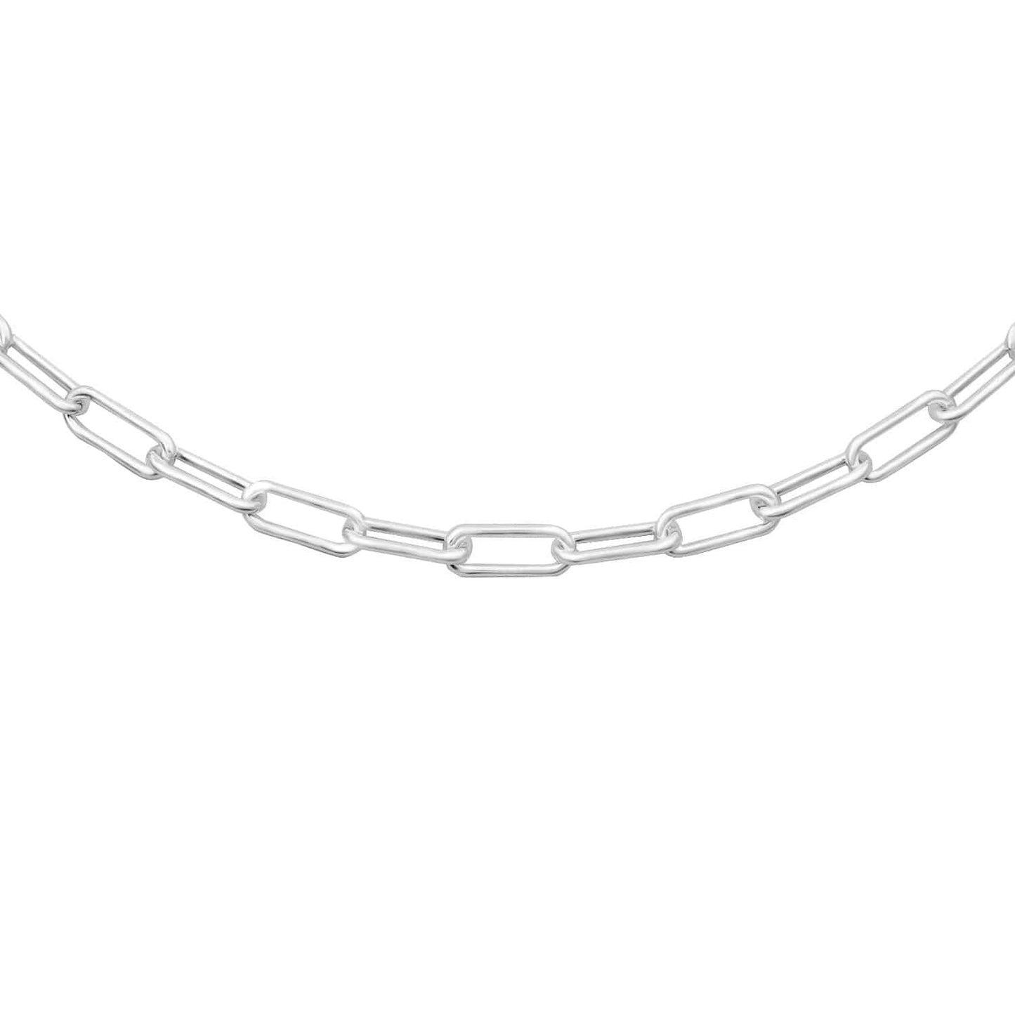 Oval Silver Chain