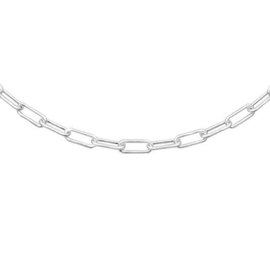 Oval Silver Chain