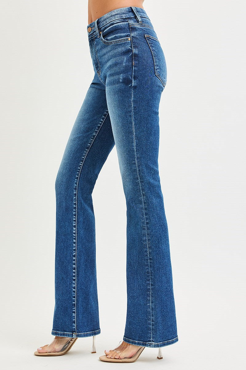 High-Rise Dark Bootcut Jeans PB21472