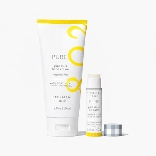 Pure Goay Milk Cream and Lip Balm Set