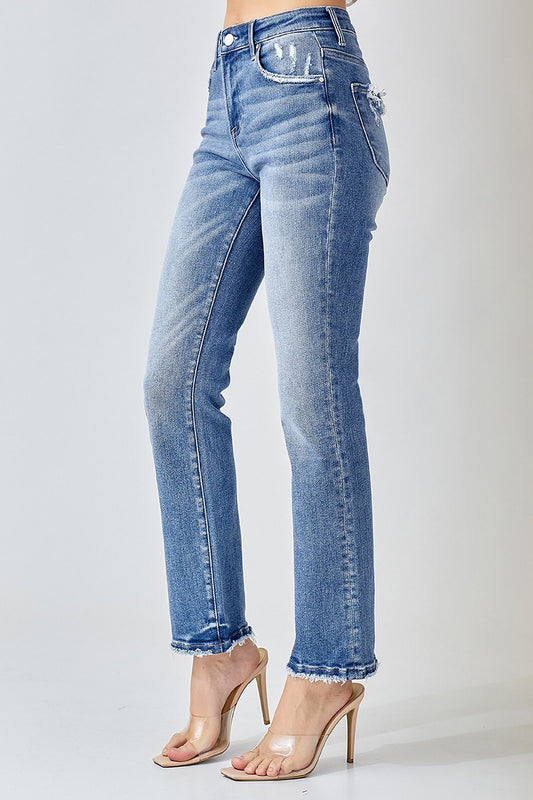 Mid-Rise Straight Jeans RPD5302