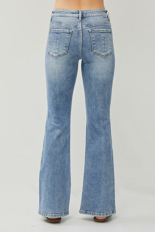 Mid-Rise Flare Jeans RPD5740