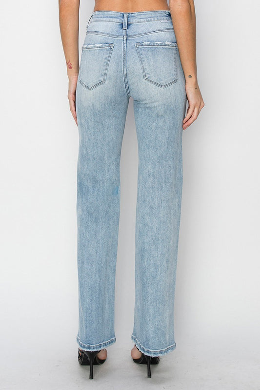 High-Rise Straight Light Jeans RPD5784