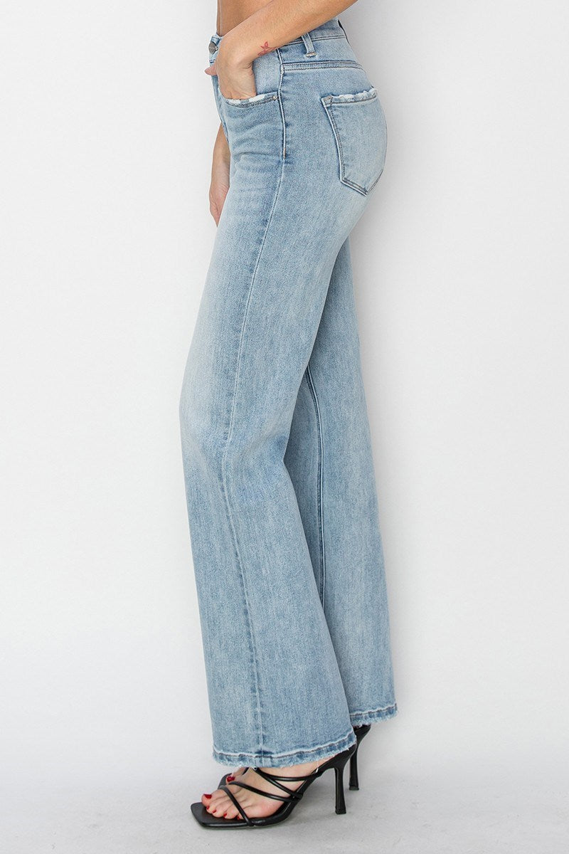 High-Rise Straight Light Jeans RPD5784