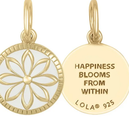Daisy Alpine White Gold Mini Pendant