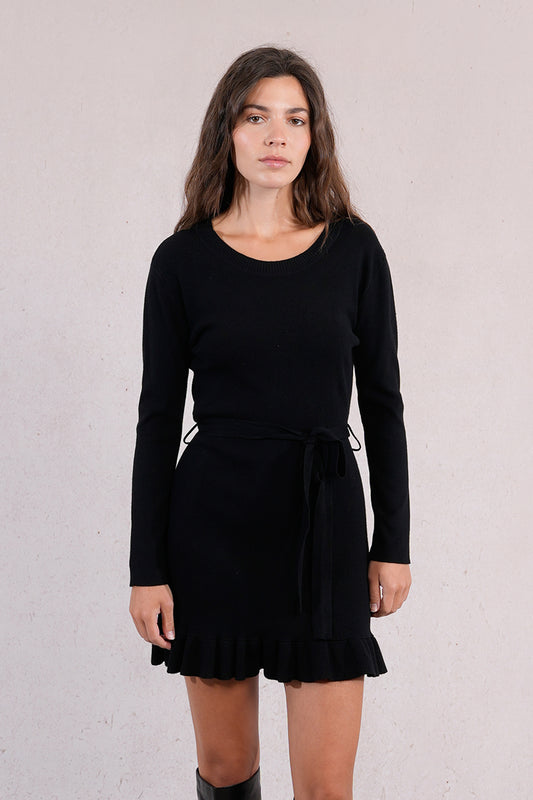 MB Black Knitted Dress
