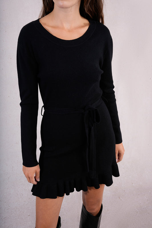MB Black Knitted Dress