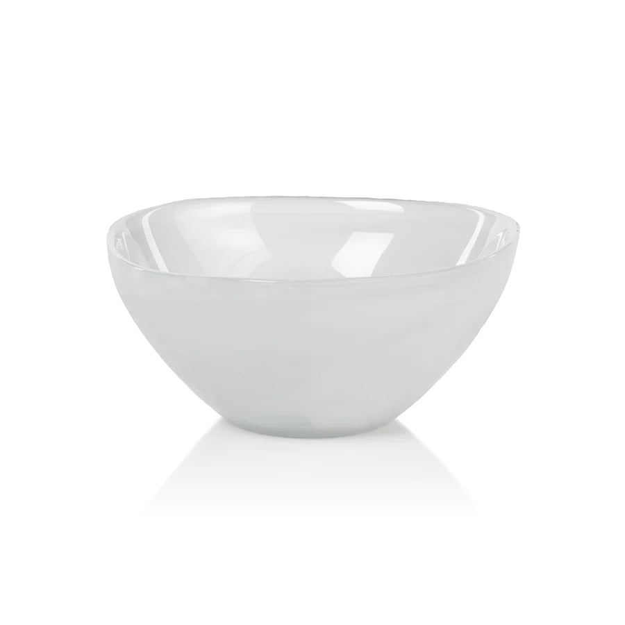 Alabaster Glass Bowl