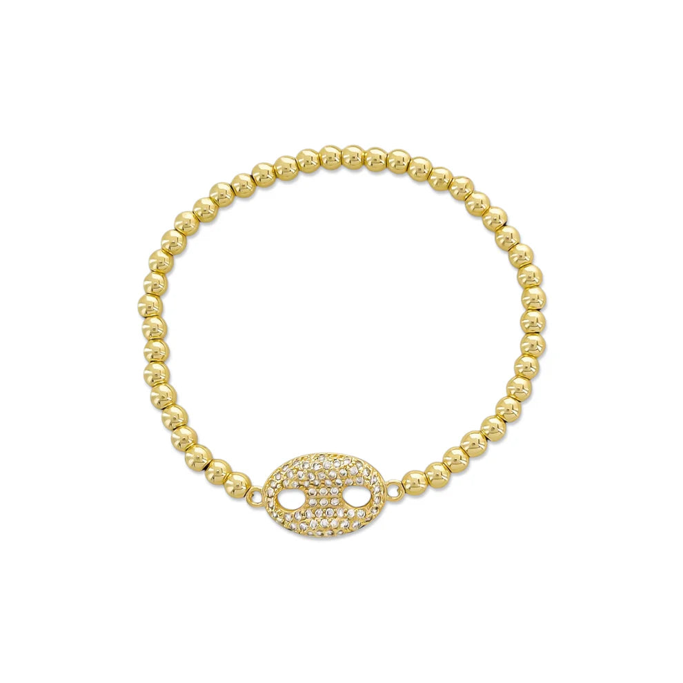 Beaded Stretch Mariner Bracelet
