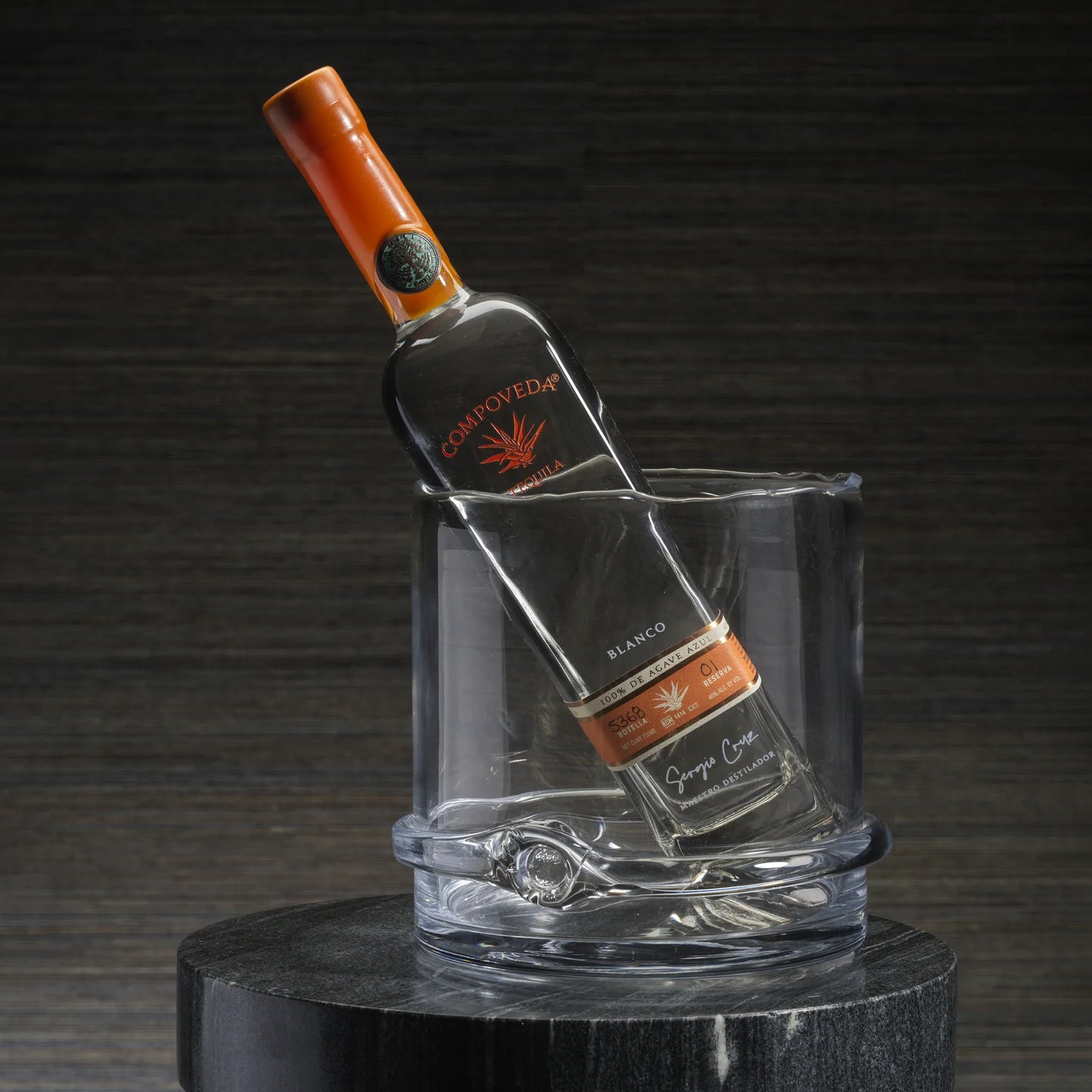 HandBlown Claire Vase Champagne Bucket