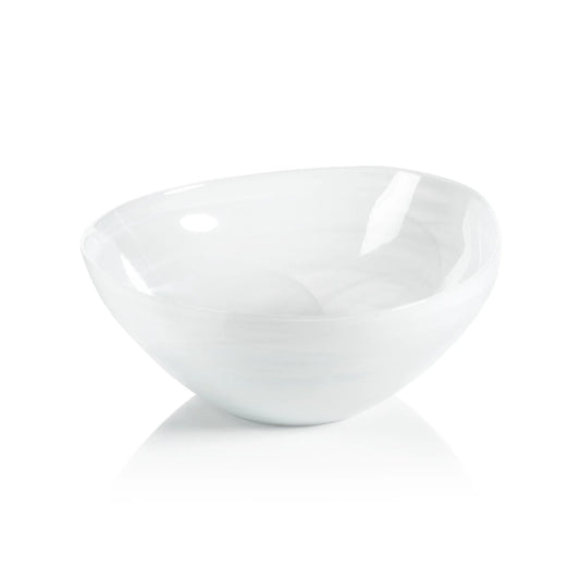 Alabaster Glass Bowl