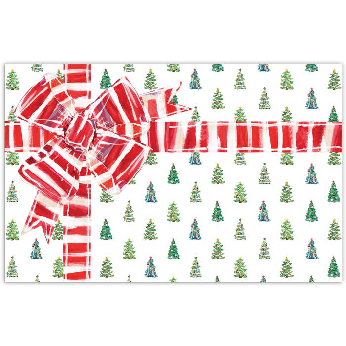 Christmas Tree with Bows Placemat