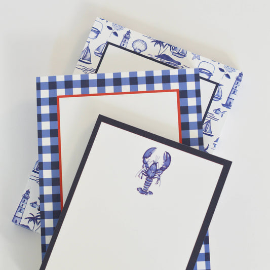 Blue Lobster Notepad