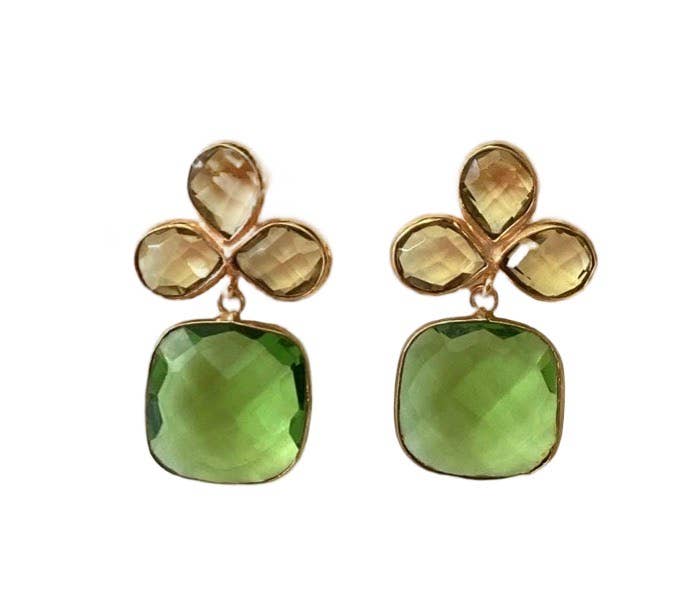 Dabney Lemon & Peridot Earrings