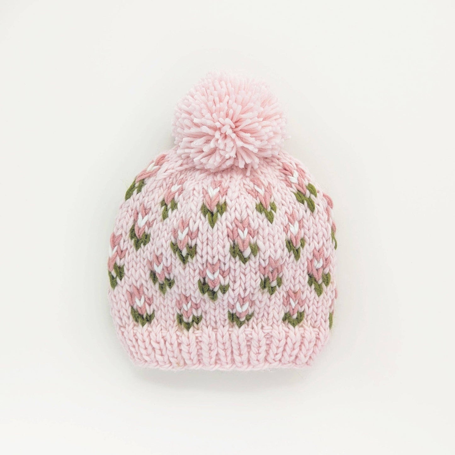 Bitty Blooms Blush Beanie Hat