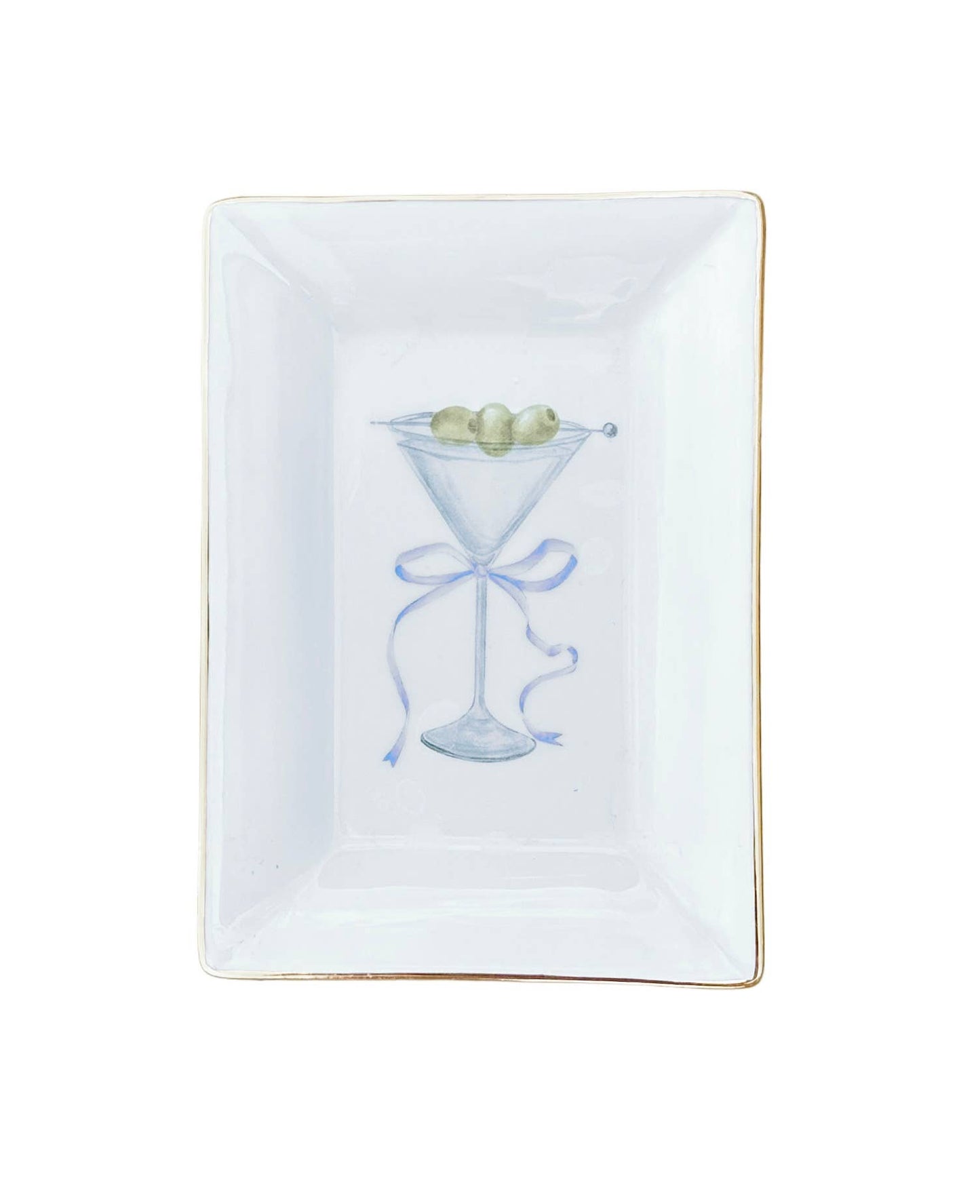 Chinoiserie Martini Trinket Tray
