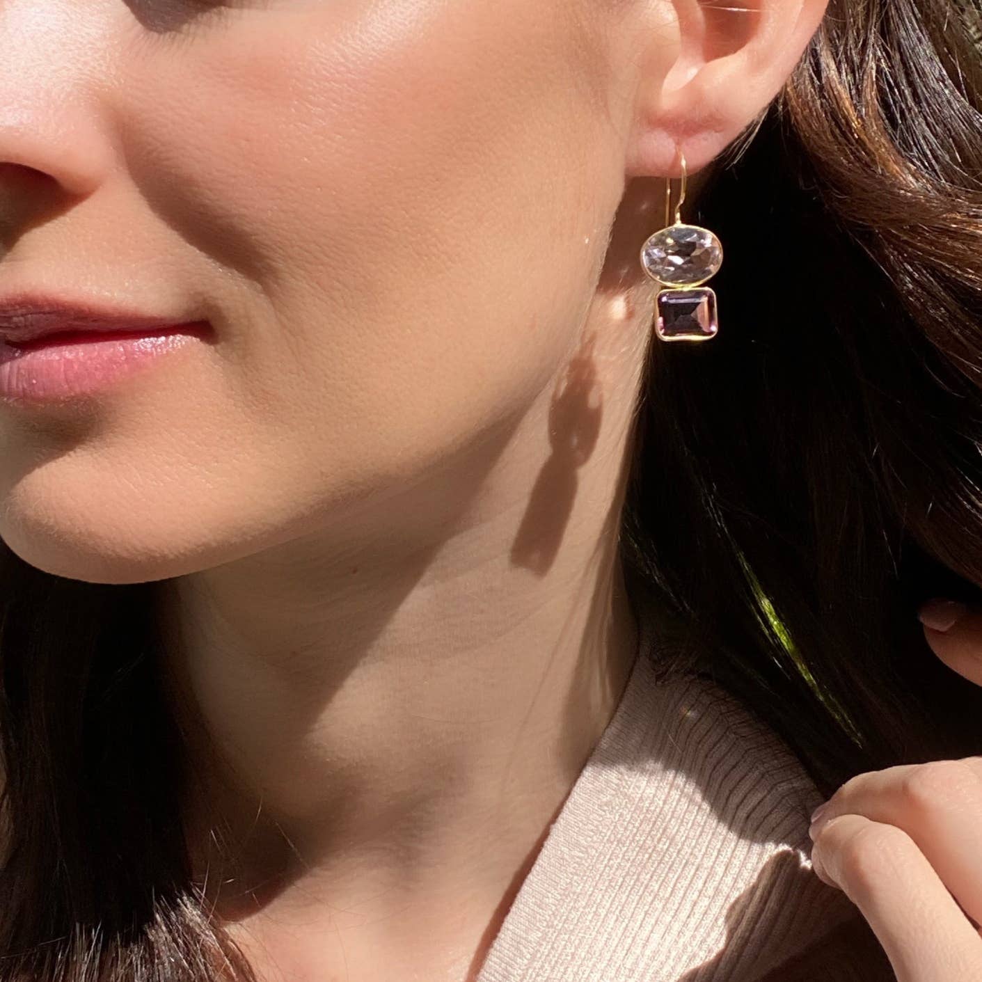 Blush Rose Valencia Earrings
