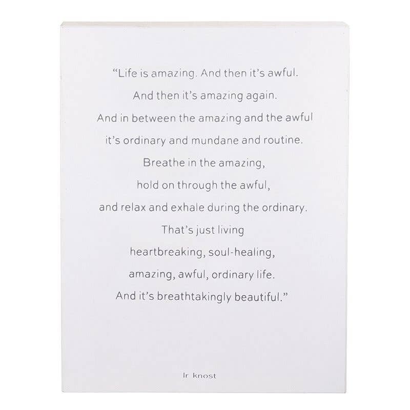 Life Is Amazing Board