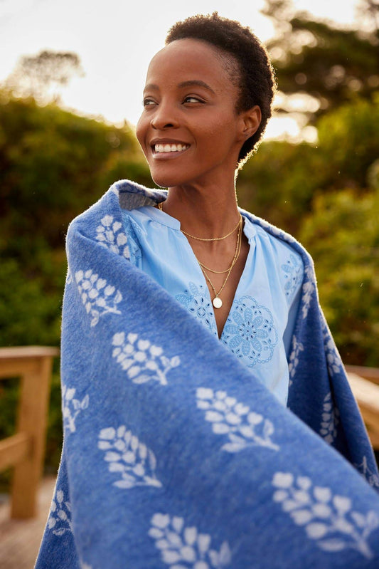 Texas Bluebonnets Lightweight Blanket