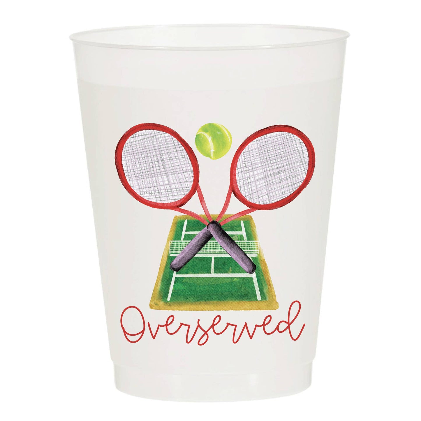 Tennis 6pk Cups