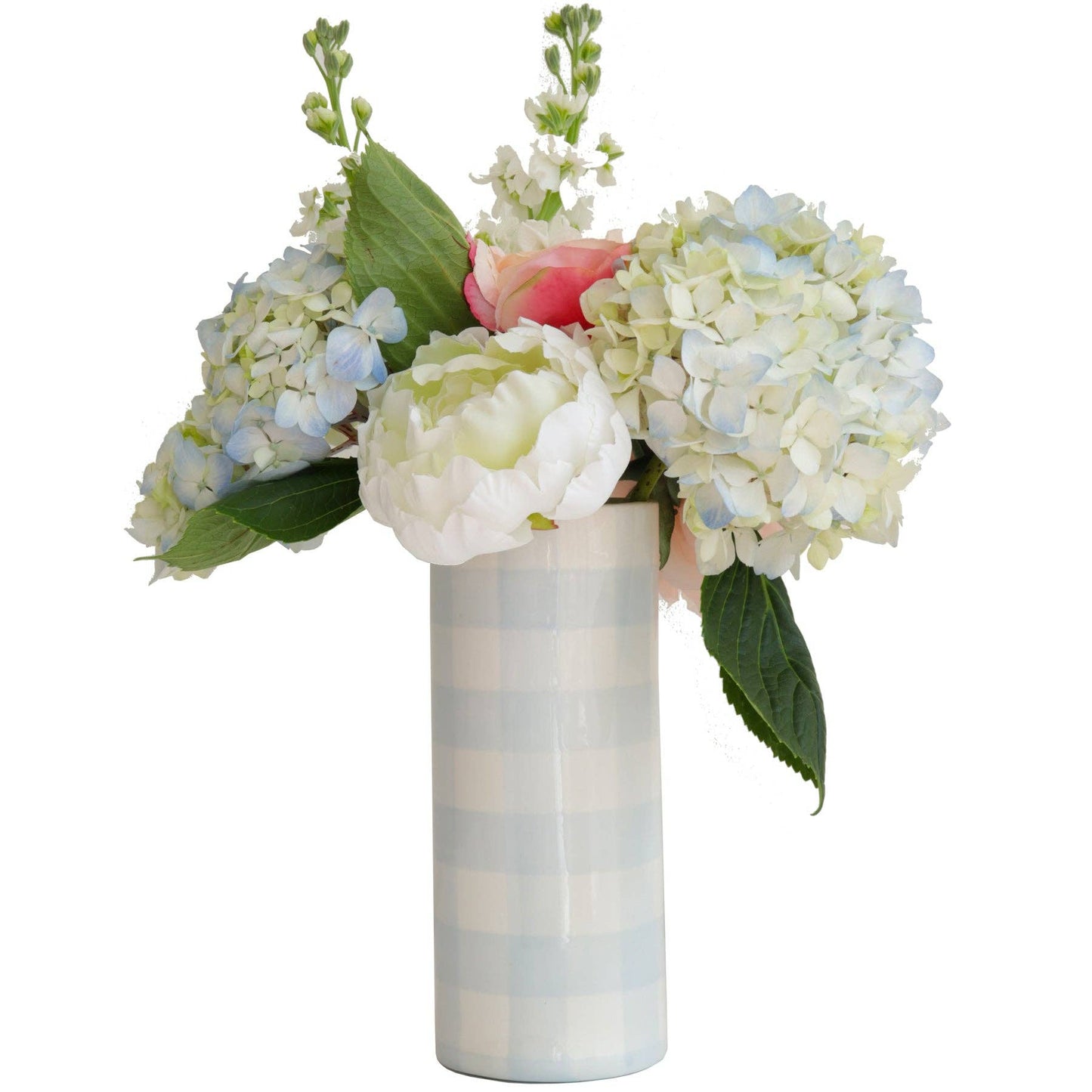 Gingham Vase