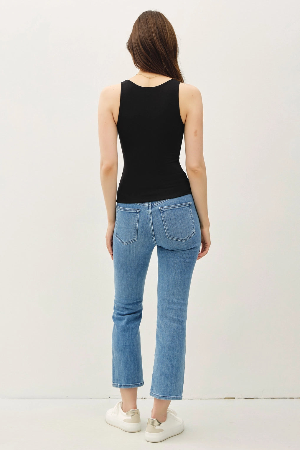Black V-Neck Tank