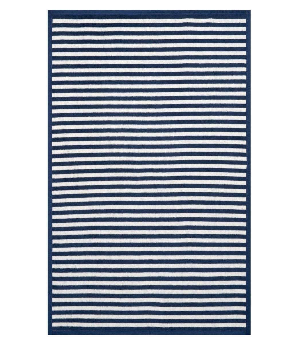 Sideline Stripe Navy Midi Blanket