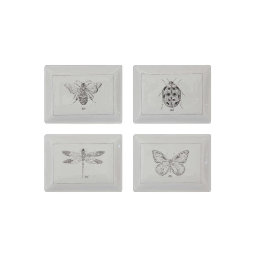 Ceramic Dish with Insect