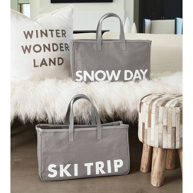 Ski Trip Canvas Tote