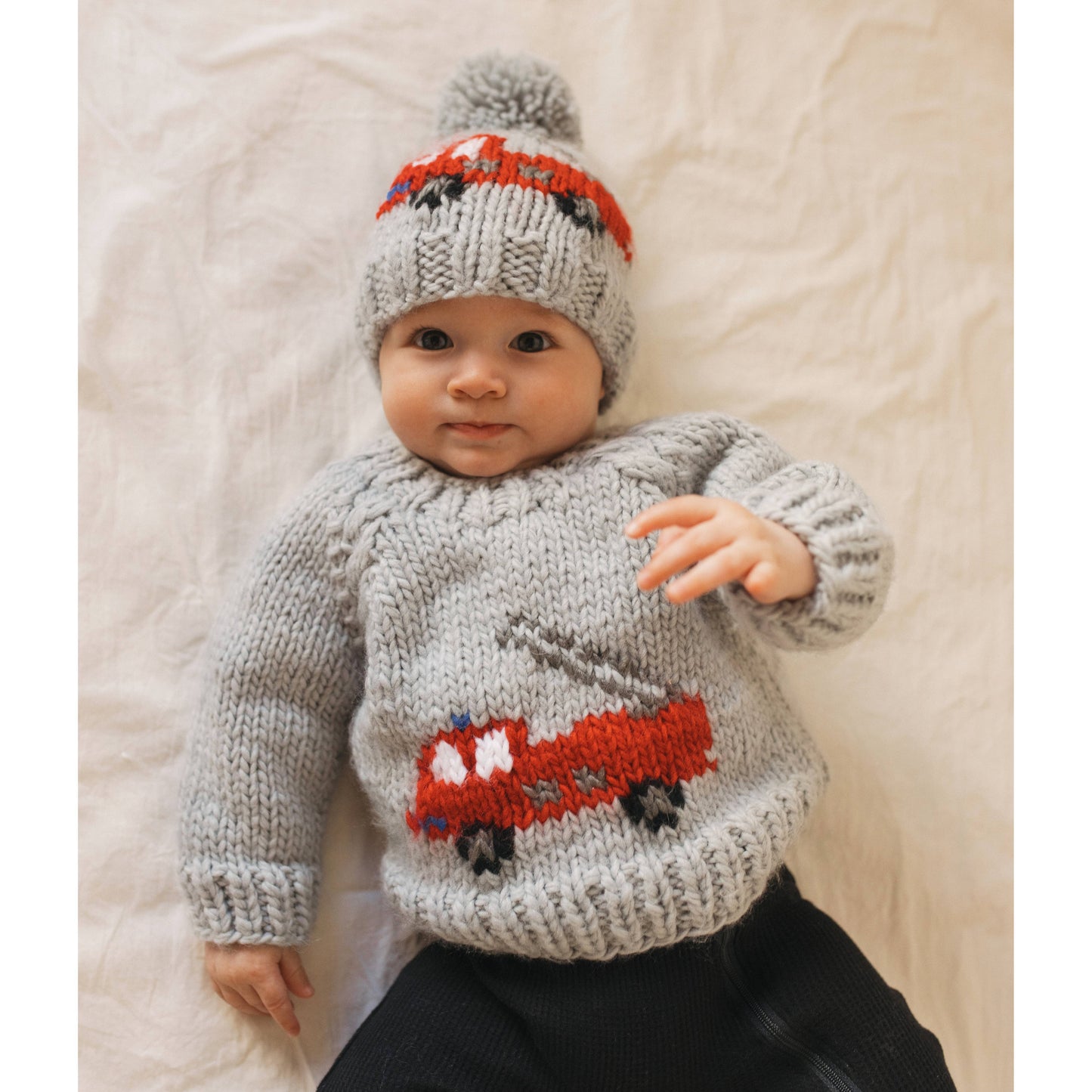 Fire Engine Sweater