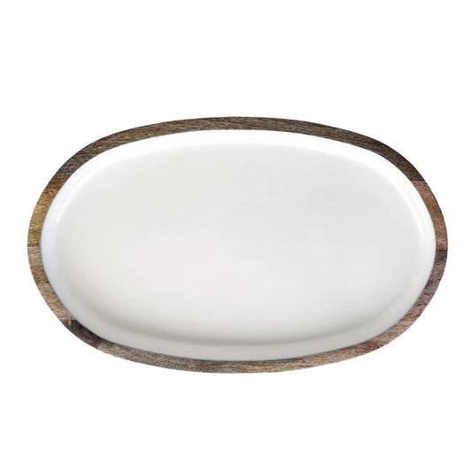 Oval Mango Wood Tray