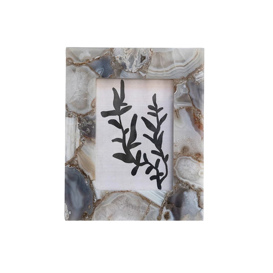 Grey Agate Photo Frame