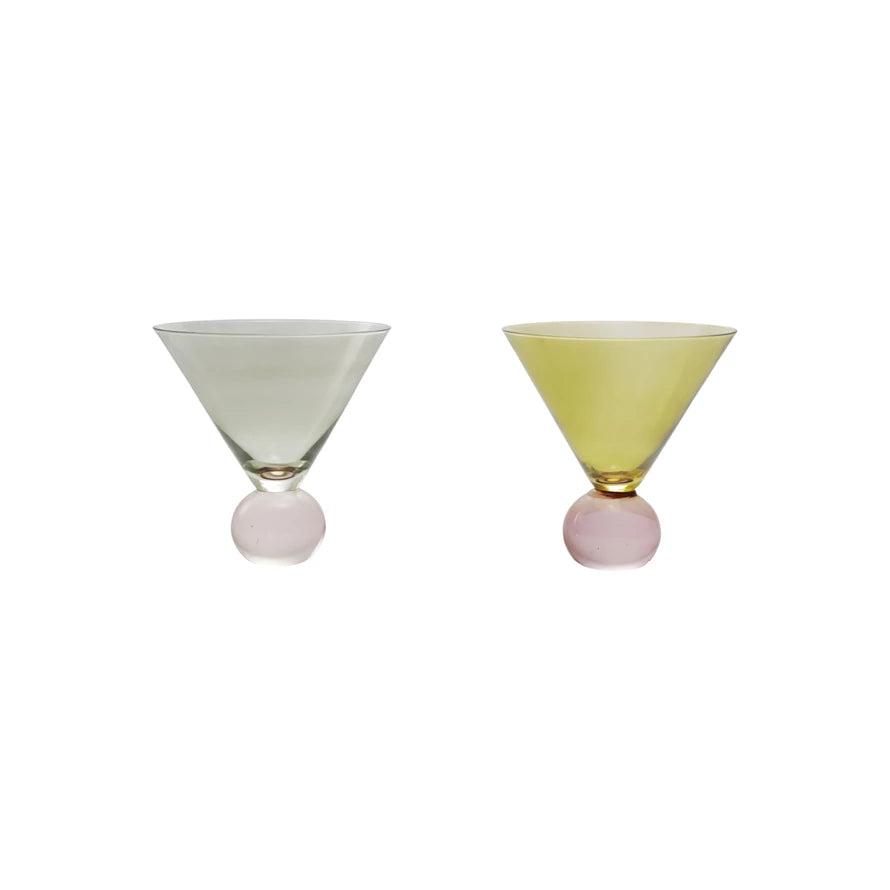 Two-Tone Martini Glass
