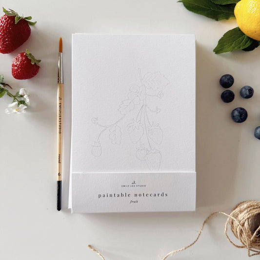 Fruit Watercolor Notecards