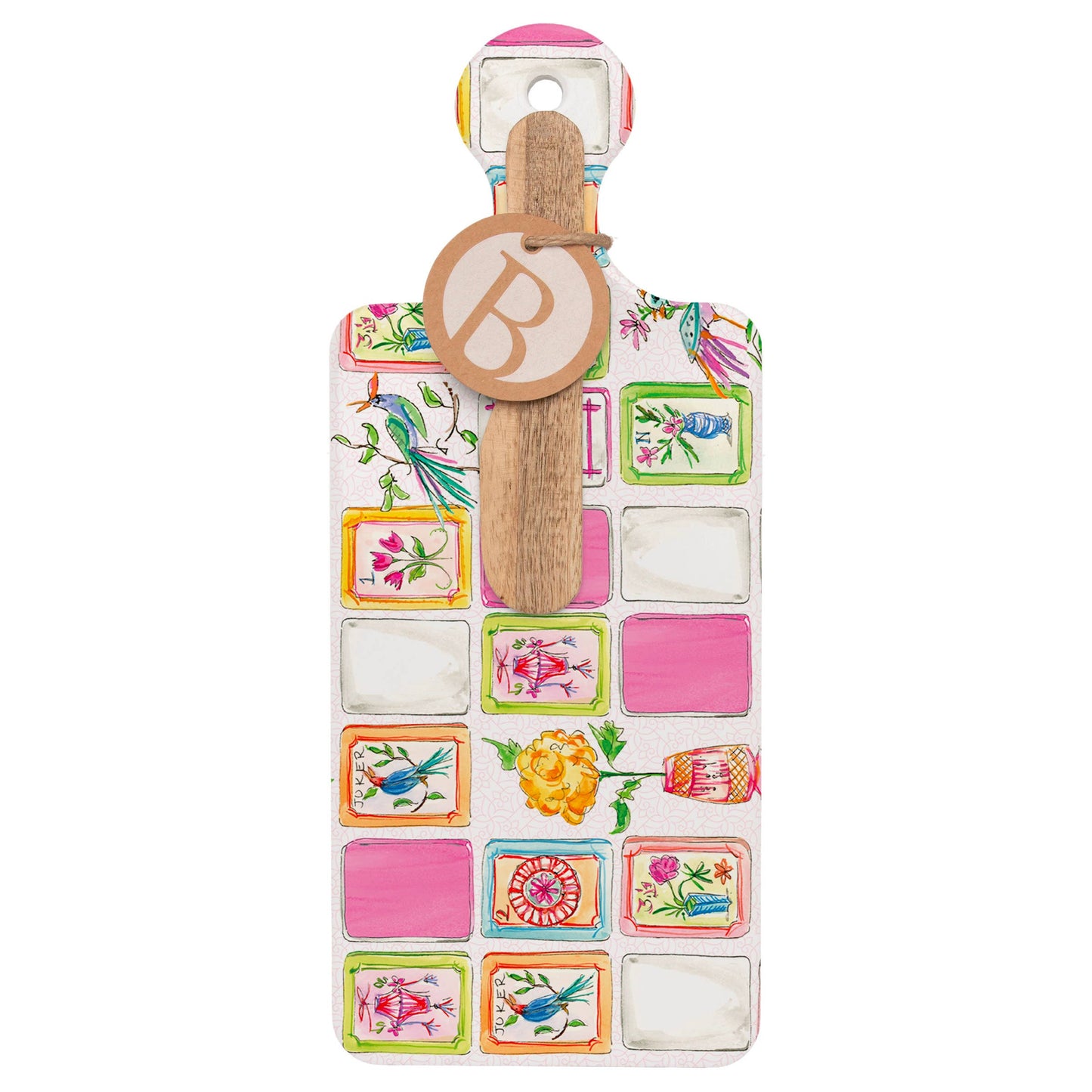 Mahjong Pink Board & Spreader Set