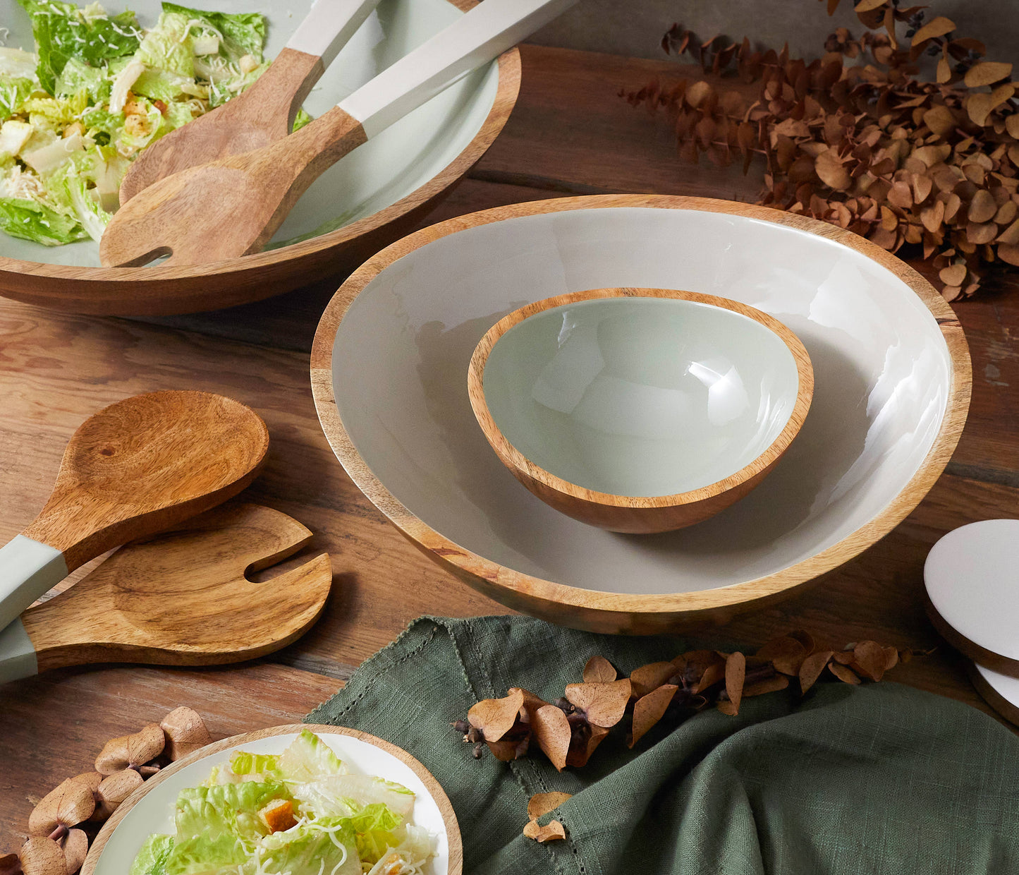 Sage Madras Oversized Bowl
