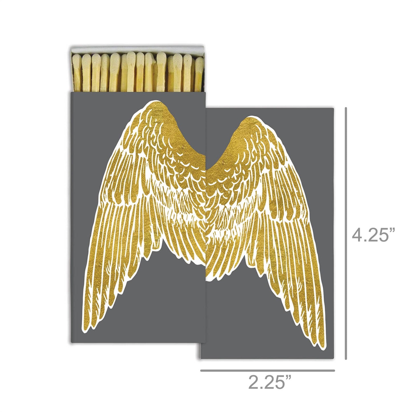 Gold Foil Wings Matches