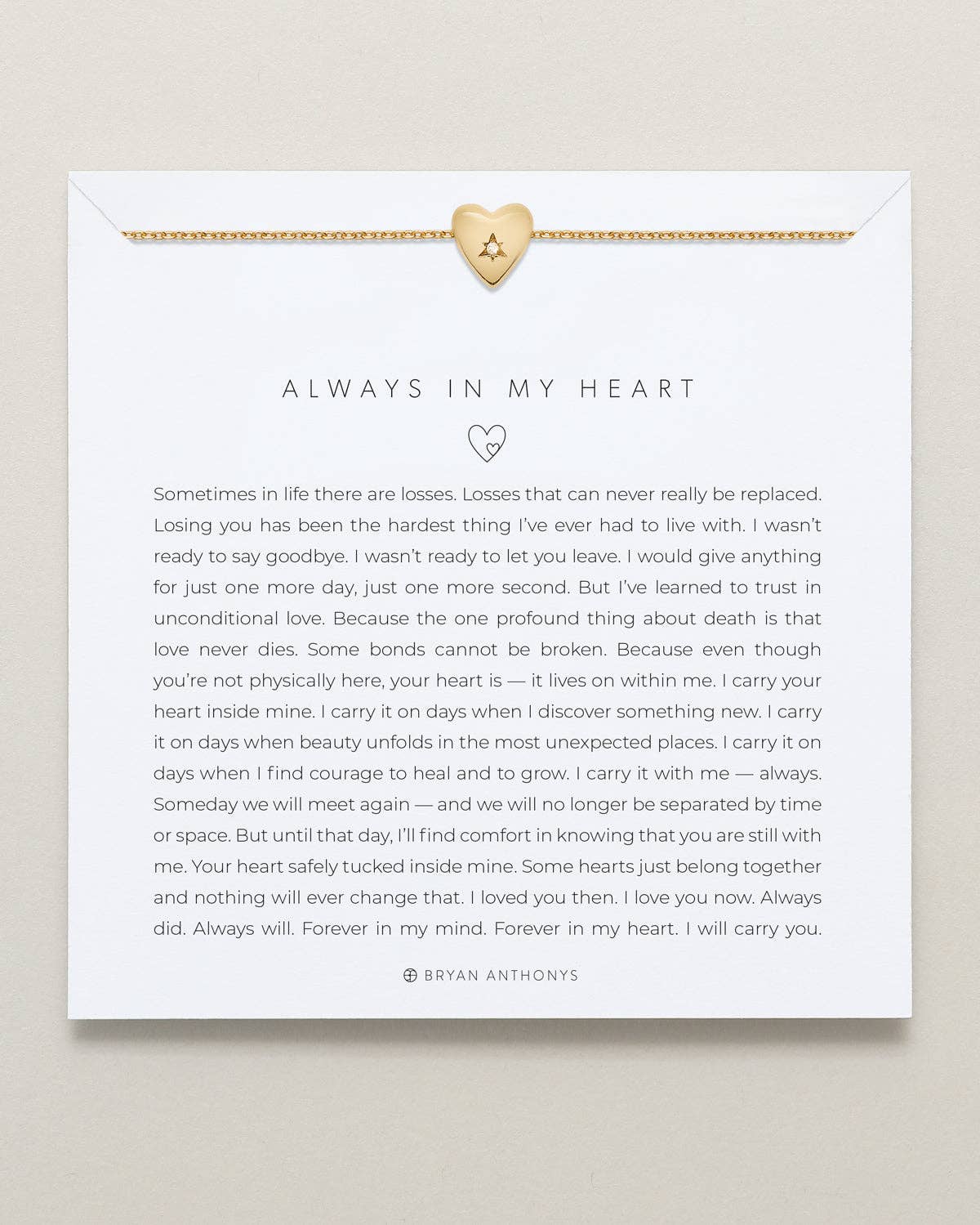 Always In My Heart Icon Necklace