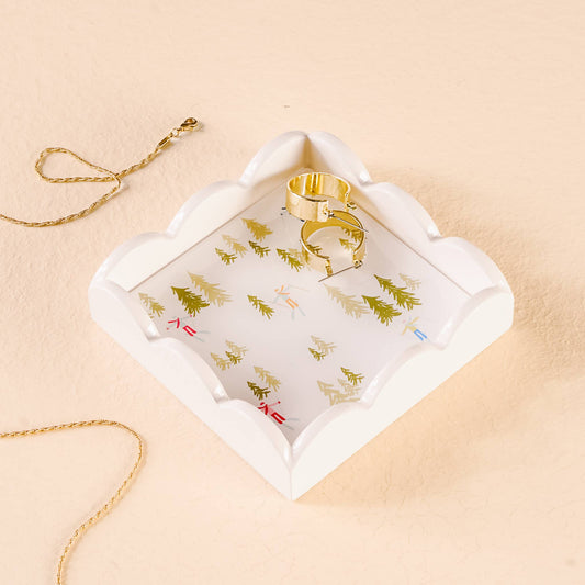 Aprés Ski Scallop Tray