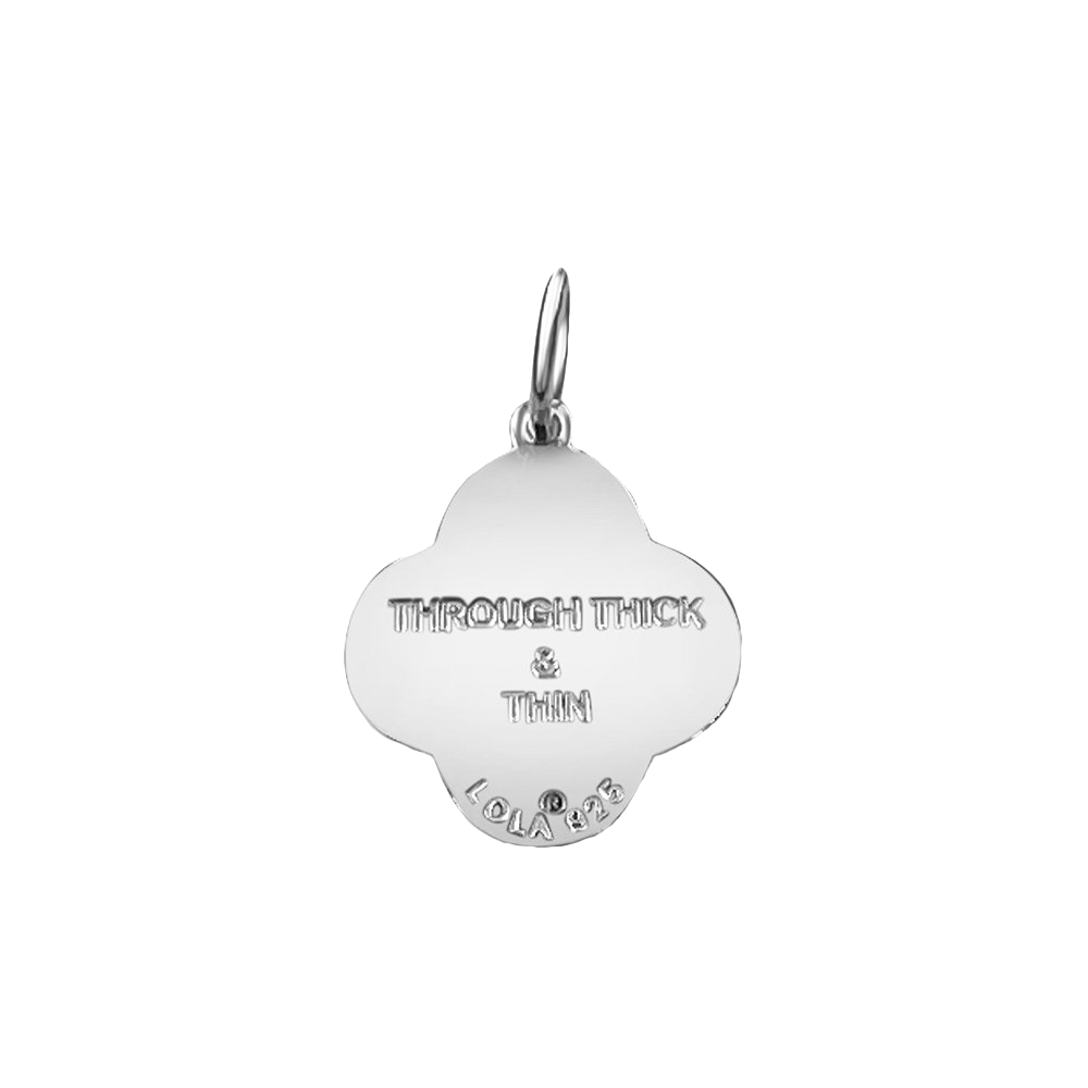 Friendship Small Silver Tag
