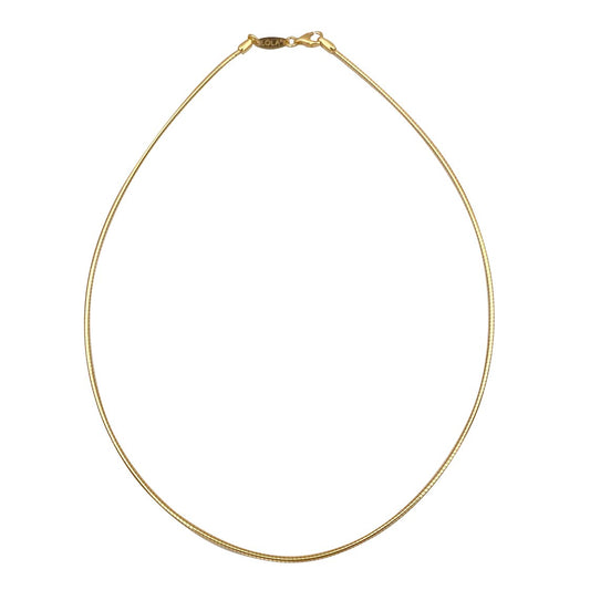 Gold Omega Choker