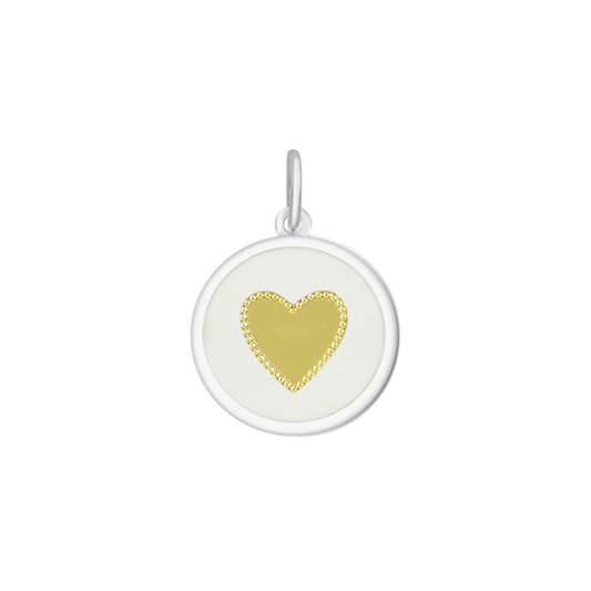 Heart Gold Center Small Pendant