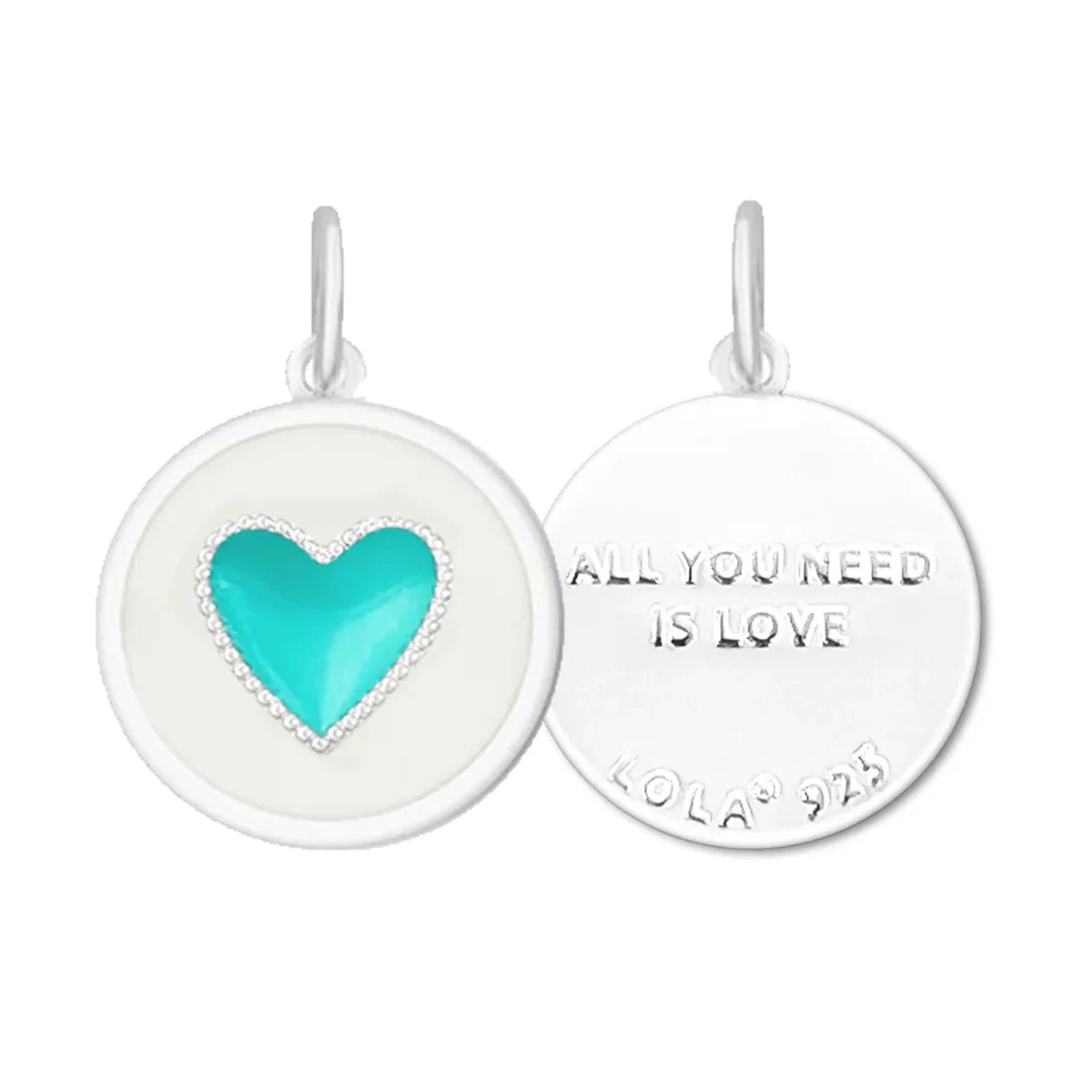 Heart Mixed Gold Mini Pendant