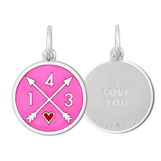 I Love You Alpine White Small Pendant